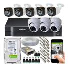 Kit Cftv 8 Câmeras Segurança Hd 720p Dvr Mhdx Intelbras Kit Cftv 8 Câmeras Segurança Hd 720p Dvr Mhdx Intelbras