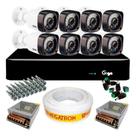 Kit CFTV Completo com 8 Câmeras para Monitoramento Completo Kit CFTV Completo com 8 Câmeras para Monitoramento Completo