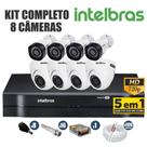 Kit CFTV Intelbras Completo 8 Câmeras AHD 720P DVR 8 Canais Kit CFTV Intelbras Completo 8 Câmeras AHD 720P DVR 8 Canais