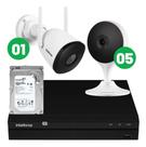 Kit Cftv Wi-fi 5 IMX E 1 IM5 S C/ Hd 500gb Nvd 8ch Intelbras