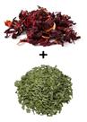 Kit Chá Hibiscos 250g + Chá Ca.va.linha 250g Ervas&saude Kit Chá Hibiscos 250g + Chá Ca.va.linha 250g Ervas&saude