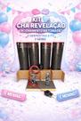 kit chá revelação 4 serpentina e pó, 2 gerbs ACIONAMENTO NA TOMADA 110V