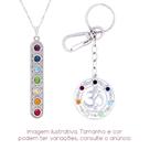 Kit Chakras Colar + Chaveiro - Sunshine Cristais