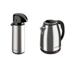 Kit Chaleira Jarra Elétrica 1,8 220v + Garrafa Térmica 1,8 Verona Inox