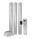 Kit Chaminé 115mm em Aço Galvanizado - Zatti Kit Chaminé 115mm em Aço Galvanizado - Zatti