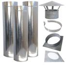 Kit Chaminé 7Pol 3M Chapeu Chines/Adapta/Acabam/Abraçadeir