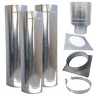 Kit Chaminé 9POL 3M Canhão Adapta/Acabam/Abracadeira