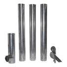 Kit Chamine para Fogao a Lenha KITCHFOGLEN 6 Pecas Chapa Galvanizada Compatível Diversos Modelos Kit Chamine para Fogao a Lenha KITCHFOGLEN 6 Pecas Chapa Galvanizada Compatível Diversos Modelos