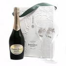 Kit champagne perrier jouet grand brut 750ml com 2 tacas Kit champagne perrier jouet grand brut 750ml com 2 tacas