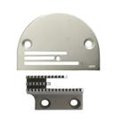 Kit Chapa E Dente 3 Carreiras Para Máquina Reta Industria
