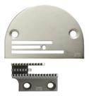 Kit Chapa e dente 3 Carreiras Para Máquina Reta Industrial