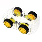 Kit Chassi 4WD com 4 Motores DC e Rodas para Montagem de Robôs Educacionais