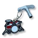 Kit chave afinacao de bateria standard + chaveiro batera