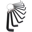 Kit Chave Allen 10 Peças CRV 1.522.533.5456810MM Titanium Platina
