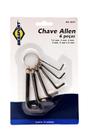 Kit Chave Allen Brasfort 1,5 a 6mm 6pc Kit Chave Allen Brasfort 1,5 a 6mm 6pc