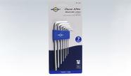 Kit Chave Allen Brasfort Abaulada Longa 1,5 a 6mm 7pc