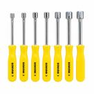 Kit Chave Canhão 7 Peças 5mm a 12mm Bomvink Soquete Sextavado Ferramenta Manual Profissional