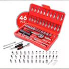 Kit Chave Canhão Catraca 46 Peças