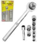 Kit Chave Catraca 10 Peças 8mm 9mm 10mm 11mm 12mm 13mm 14mm 15mm FBG-3213