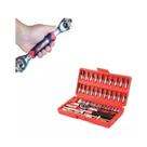 Kit Chave Chave Estrela 8x1 + Soquetes Maleta 46 Pçs