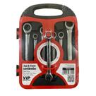 Kit Chave Combinada Catraca 7 Peças Em Aço Vanadium 08 A 19m Kit Chave Combinada Catraca 7 Peças Em Aço Vanadium 08 A 19m