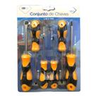 Kit Chave De Fenda E Philips Jogo Com 6 Peças LWJ-145 - Luatek