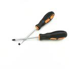 Kit Chave De Fenda + Filips Emborrachada Aço Cromo 1/4 X 4