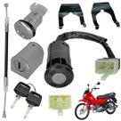 Kit Chave de Ignição Contato Trava Guidão Cabo da Trava do Banco Honda Pop 110i 2016 a 2025