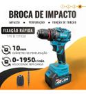 Kit Chave De Impacto Martelete Parafusadeira Esmerilhadeira Cor Azulaço Kit Chave De Impacto Martelete Parafusadeira Esmerilhadeira Cor Azulaço