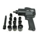 Kit Chave De Impacto Parafusadeira Pneumatica 1/2 Pol 14pçs