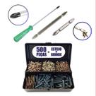 Kit Chave PH + Pontas PH2 65/110 + 500 Parafusos e Buchas