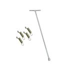 Kit Chave T 10mm Longa Agitador + Molas Electrolux Lm08 Lm06 Top8 Lte12 Kit Chave T 10mm Longa Agitador + Molas Electrolux Lm08 Lm06 Top8 Lte12