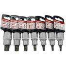 Kit Chave Torx Soquete Macho T Tamanhos Variados 7 Un - GEDORE RED