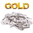 Kit Chave Virgens GOLD Yale 75 Unidades Chaves de Maior Saída Kit Chave Virgens GOLD Yale 75 Unidades Chaves de Maior Saída
