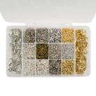 Kit Chaveiro Argola Pitão Fecho Níquel Dourado Prata Ouro Velho 2100pçs + Caixa