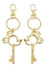 Kit Chaveiros Dourados Mickey & Minnie - Disney