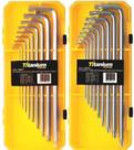 Kit Chaves Allen Torx Extra Longa 18 Peças Titanium Platina CRV Profissional e Alta Precisão Kit Chaves Allen Torx Extra Longa 18 Peças Titanium Platina CRV Profissional e Alta Precisão