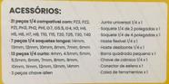 Kit Chaves Catraca Soquete 53 Peças Bomvink Bom3913 Cor Preto Kit Chaves Catraca Soquete 53 Peças Bomvink Bom3913 Cor Preto