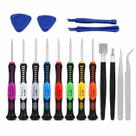 Kit Chaves Precisão 16 Peças para Celular iPhone Android Notebook Reparo Ferramentas Profissional Original