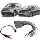 Kit Chicotes Radio Som Automotivo Honda Civic C-RV 2007 2008 2010 2011
