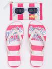 Kit Chinelo + Necessaire Feminino Petite Jolie PJ7426CX