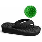 Kit Chinelo Ortopédico Leve Antiderrapante c Bolinha Massageadora p Esporão e Dores