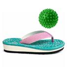 Kit Chinelo Ortopédico Leve Antiderrapante c Bolinha Massageadora p Esporão e Dores