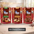 Kit Choco Clássicos Panco Rosquinha + Sequilhinho + Biscoito Chocolate com cobertura de chocolate
