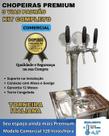 kit Chopeira Naja Padrão 3 Torneiras Italiana Comerc 120Litros/h