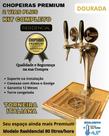 kit Chopeira Naja Plus Dourada 2 Torneiras Italiana Resid 80Litros/h