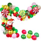 Kit Christmas Balloon Arch Garland, 94 unidades de papel de confete de látex