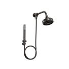 Kit Chueviro Ducha Manial Acqua Plus Dark Antracite C/ Desv Flex Pvc - Deca
