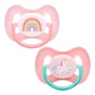 Kit Chupeta Buba Comfort Fase 2 Magic Unicórnio Rosa
