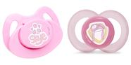 Kit Chupetas Lolly Fase 2 Silicone Orto Patrulha Canina